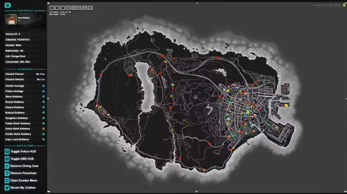 Aperçu de la ressource Victim RP V5 FiveM 8