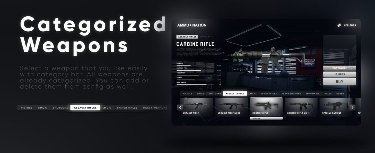 CodeM mWeaponshop FiveM aperçu de la ressource 5