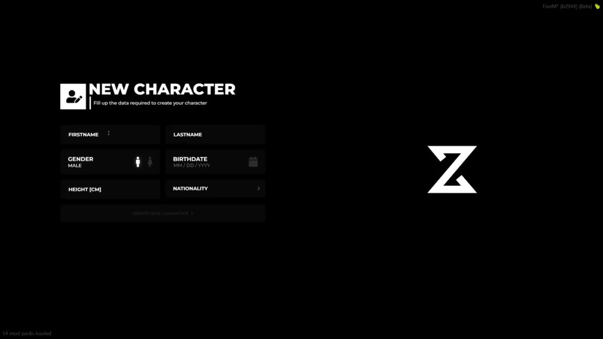 Aperçu de la ressource ZSX Multicharacter FiveM 5